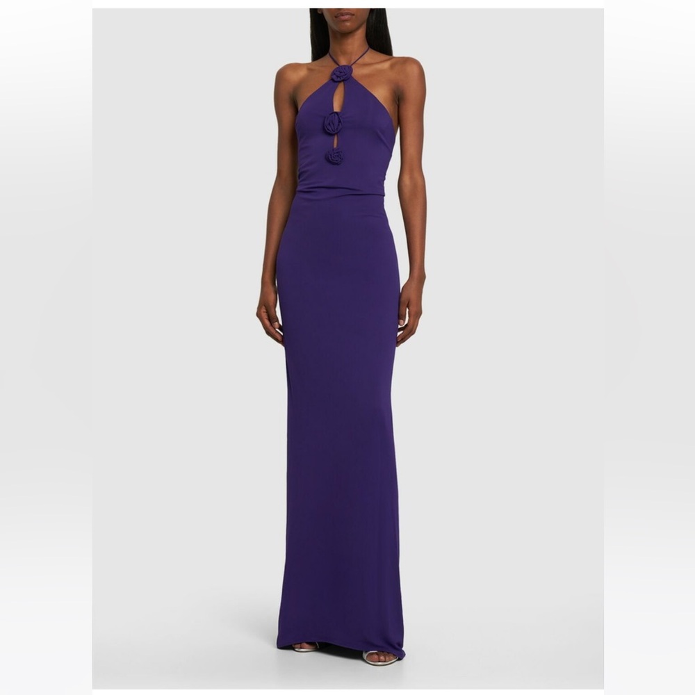 Magda Butrym Purple Maxi Dress